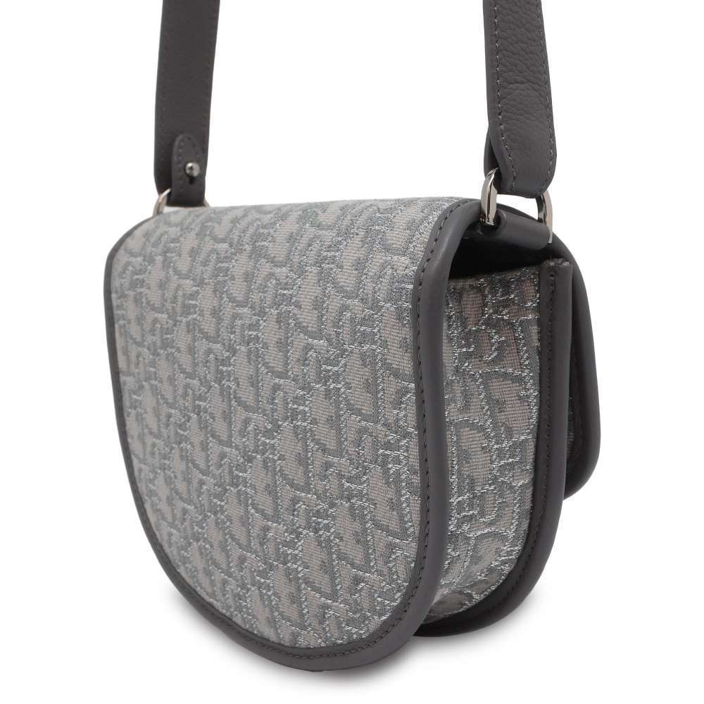 Dior Shoulder Christian Oblique Black  Gallop Leather Bag